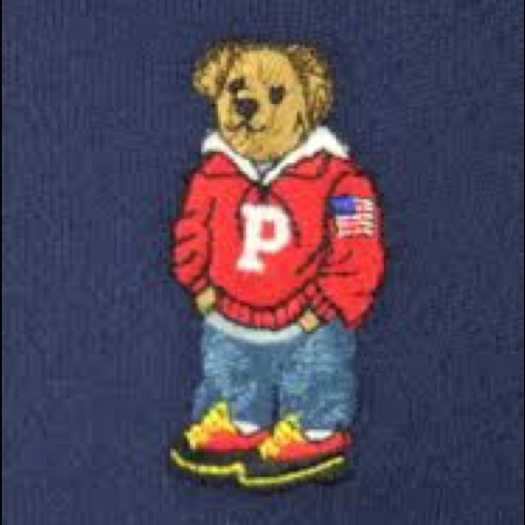 Men’s polo Ralph Lauren bear pullover hoodie - Picture 5 of 5